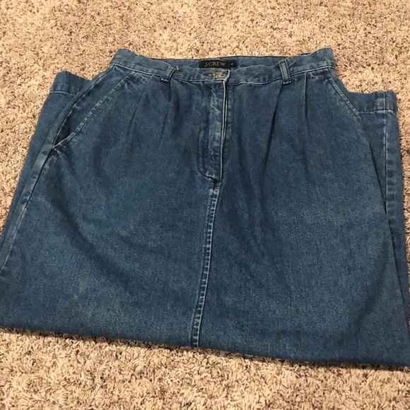 VINTAGE J. Crew jean skirt - Picture 2 of 6